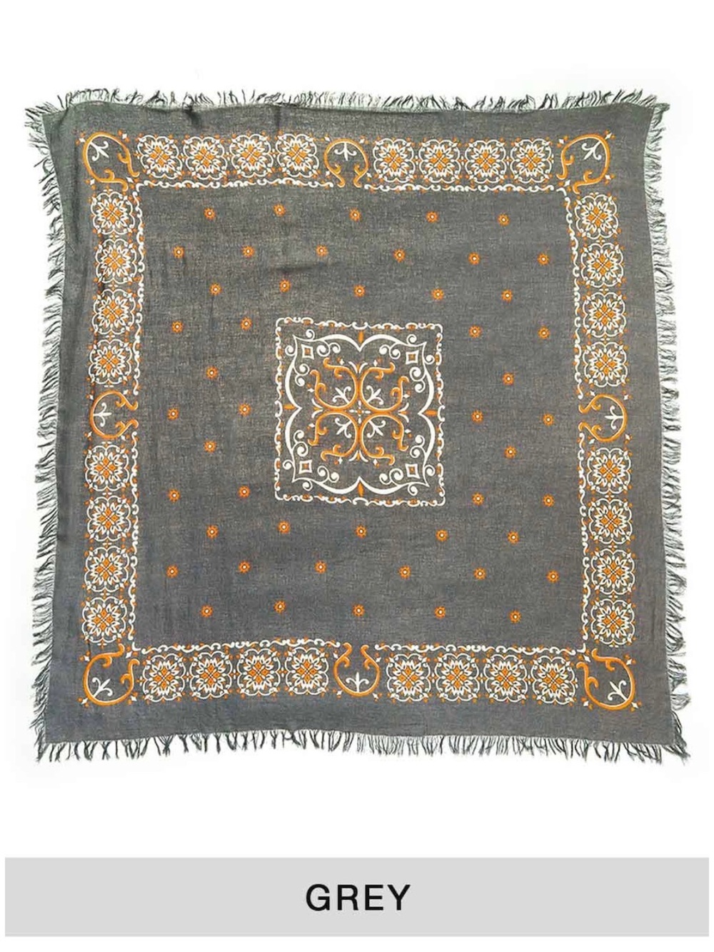Kapital LINEN RAYON FRINGE STOLE HAVANANAJA